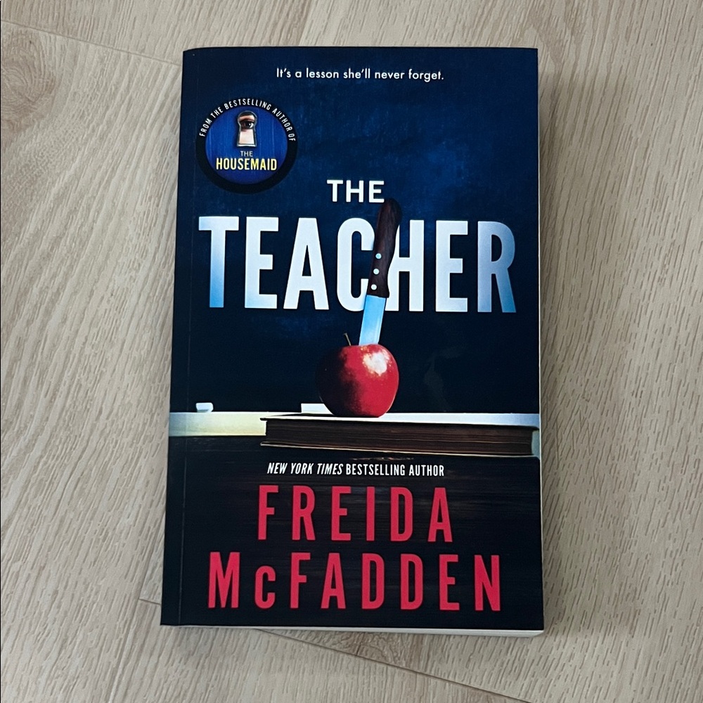 The Teacher Paperback Book - Black & Red Cover